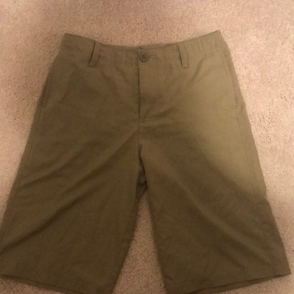 Khaki under armour shorts
